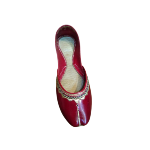 Handcrafted Traditional Leather Jutti – Maroon